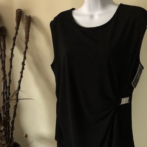 Alfani women’s sleeveless black top in XL